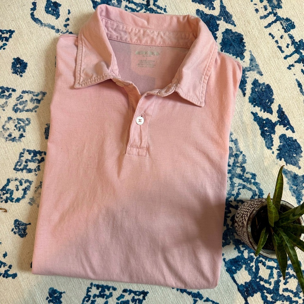 🛑 SOLD 🛑 EUC Bonobos Pima Performance Cotton Polo Men’s Large Jetsetter